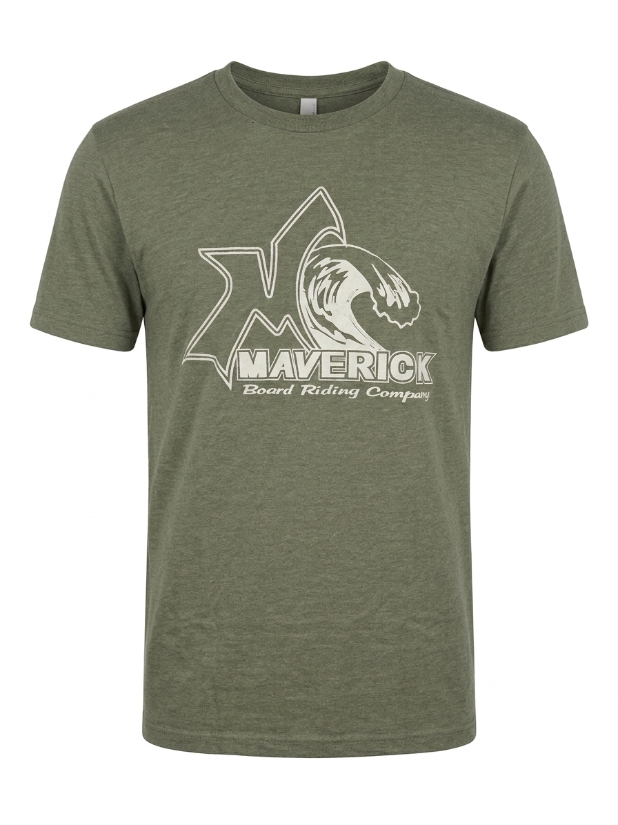 Maverick Big Wave Front Logo Tee