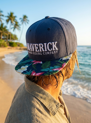 Maverick Floral Brim Snapback