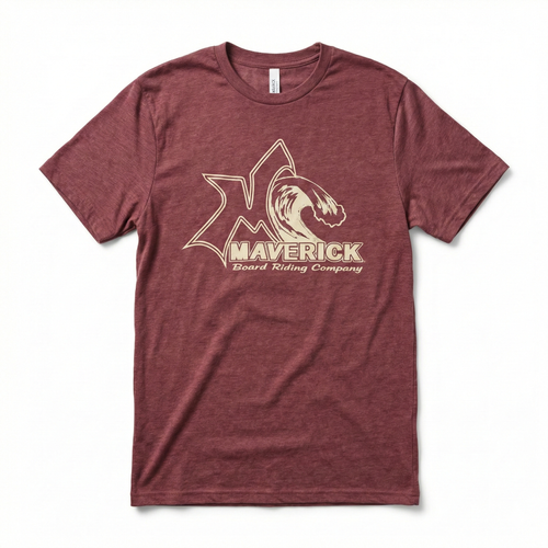 Maverick Big Wave Front Logo Tee